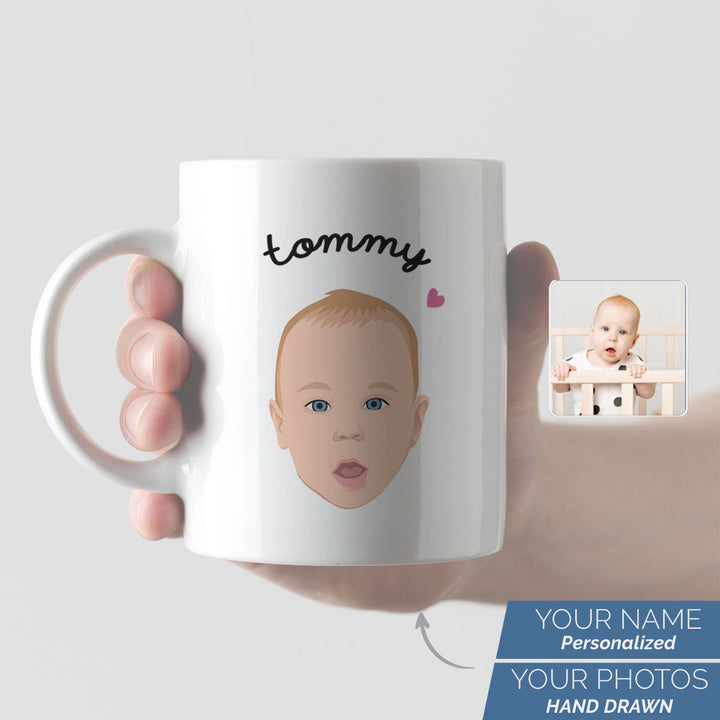 Personalized Baby Face Mug