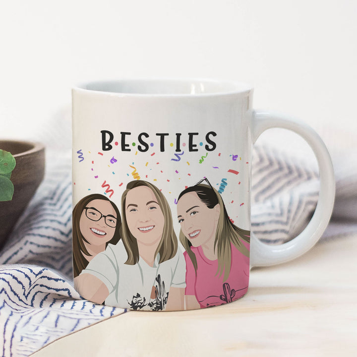 Personalized Besties Mug