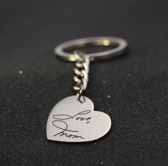 Personalized Scribble Keeper Keychain