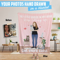 Get More Cats Personalized Blanket - Personalized Memories