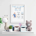 Personalized Baby Birth details Wall Art - Personalized Memories