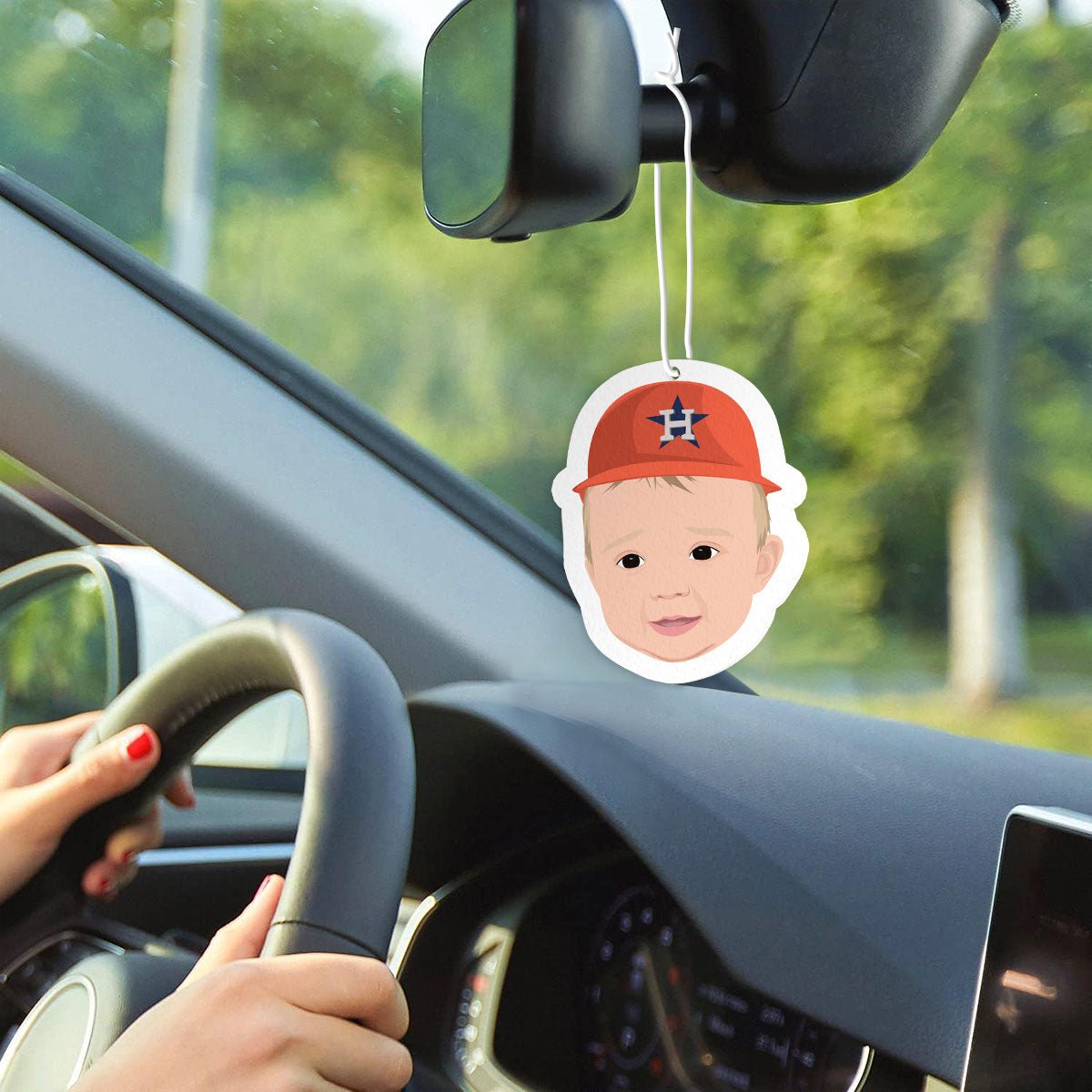 Personalized Baby Face Car Air Freshener - Personalized Memories