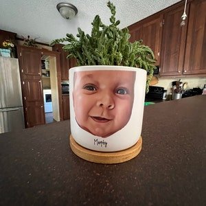 Personalized Character Plant Pot - Personalized Memories