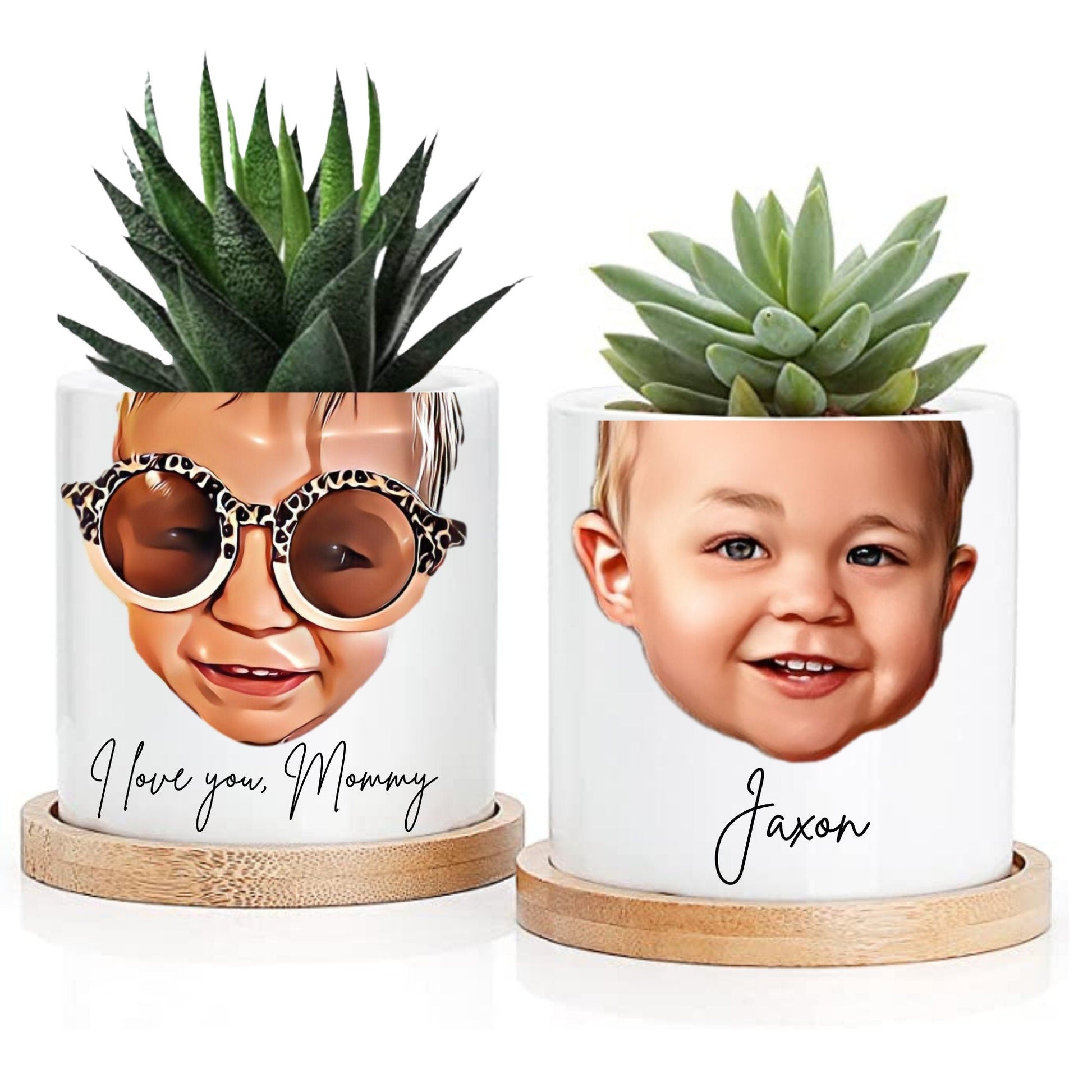 Personalized Character Plant Pot - Personalized Memories