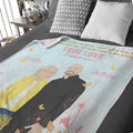 Personalized Couples Blanket with Names - Personalized Memories