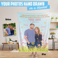 Personalized Couples Blanket with Names - Personalized Memories