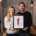 Personalized Couples Full Body Portrait - Personalized Memories