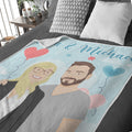 Personalized Couples Name Blanket - Personalized Memories