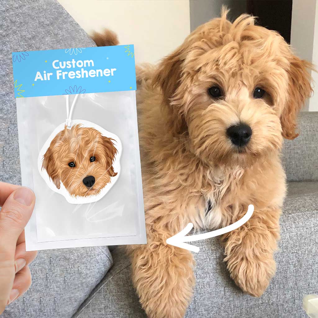 Personalized Dog Face Air Freshener - Personalized Memories