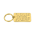 Personalized Encoded Endearments Keychain - Personalized Memories