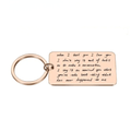 Personalized Encoded Endearments Keychain - Personalized Memories