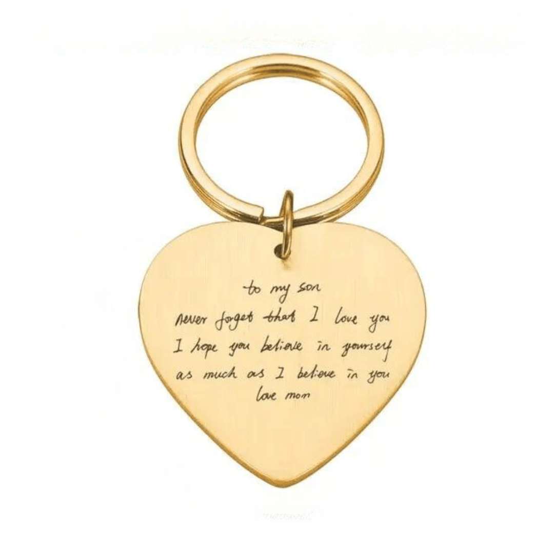 Personalized Encoded Endearments Keychain - Personalized Memories