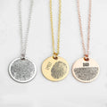 Personalized Fingerprint Pendant Necklace - Personalized Memories