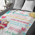 Personalized Granddaughter Blanket From Nana - Personalized Memories