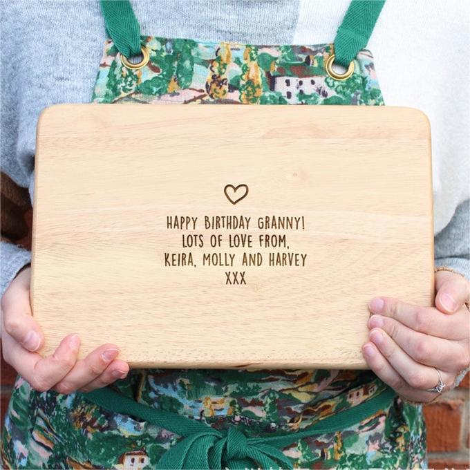 Personalized Grandma's Kitchen Bamboo Cutting Board - Personalized Memories