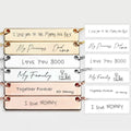 Personalized Handwriting Bar Necklace - Personalized Memories