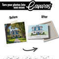 Personalized Home Portrait Canvas - Personalized Memories