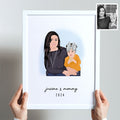 Personalized Mom & Baby Portrait - Personalized Memories