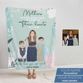 Personalized Motherhood Photo Blanket - Personalized Memories