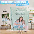 Personalized Motherhood Photo Blanket - Personalized Memories