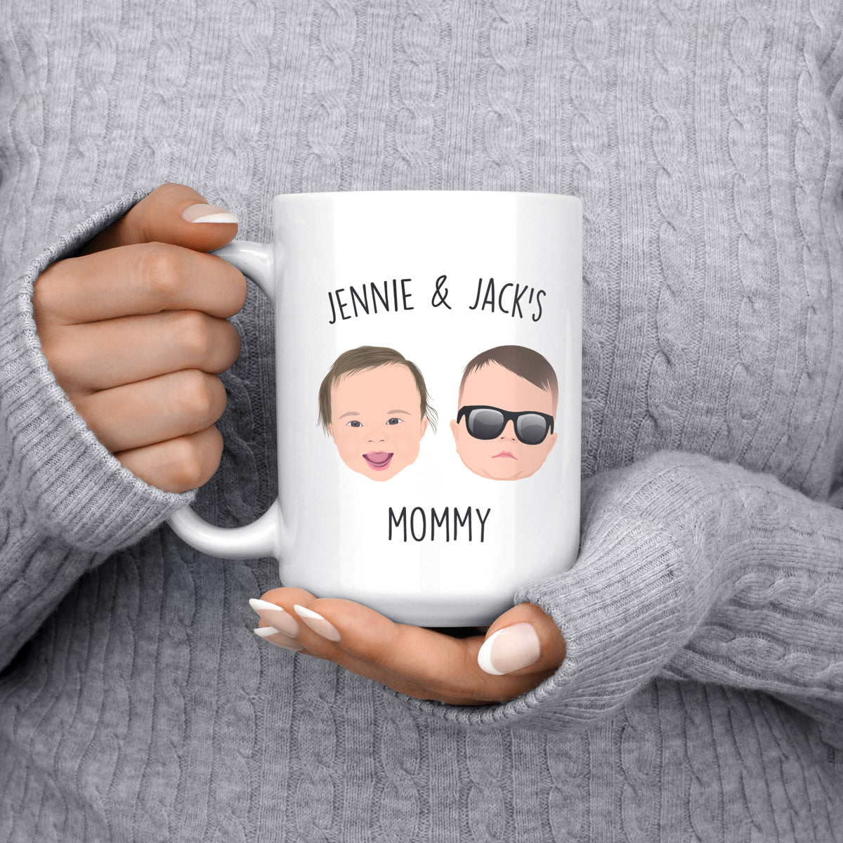 Personalized Multiple Children Mug - Personalized Memories