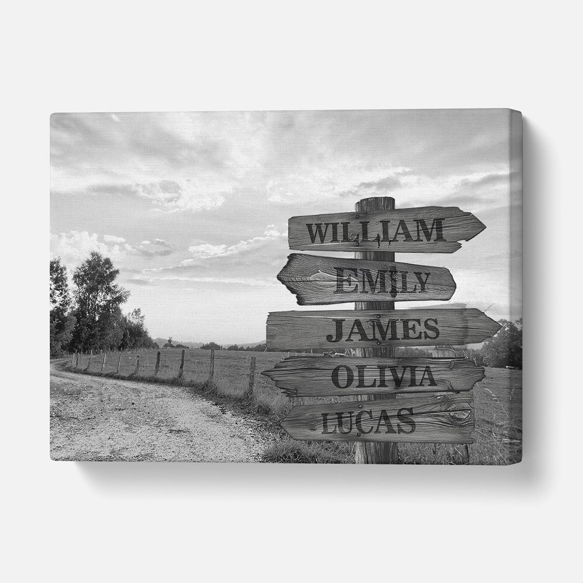 Personalized Multiple Names Farm Canvas - Personalized Memories