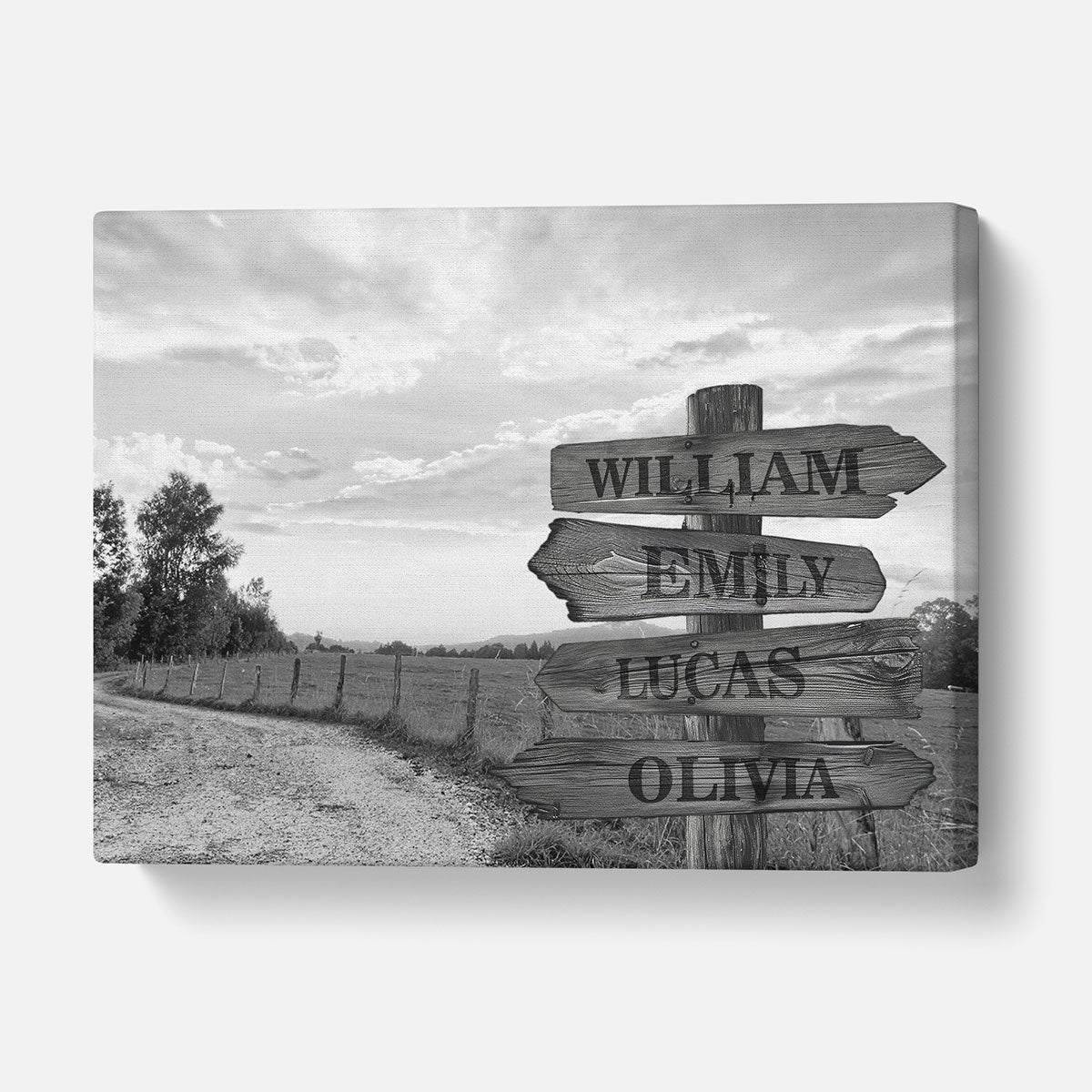 Personalized Multiple Names Farm Canvas - Personalized Memories