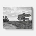 Personalized Multiple Names Farm Canvas - Personalized Memories