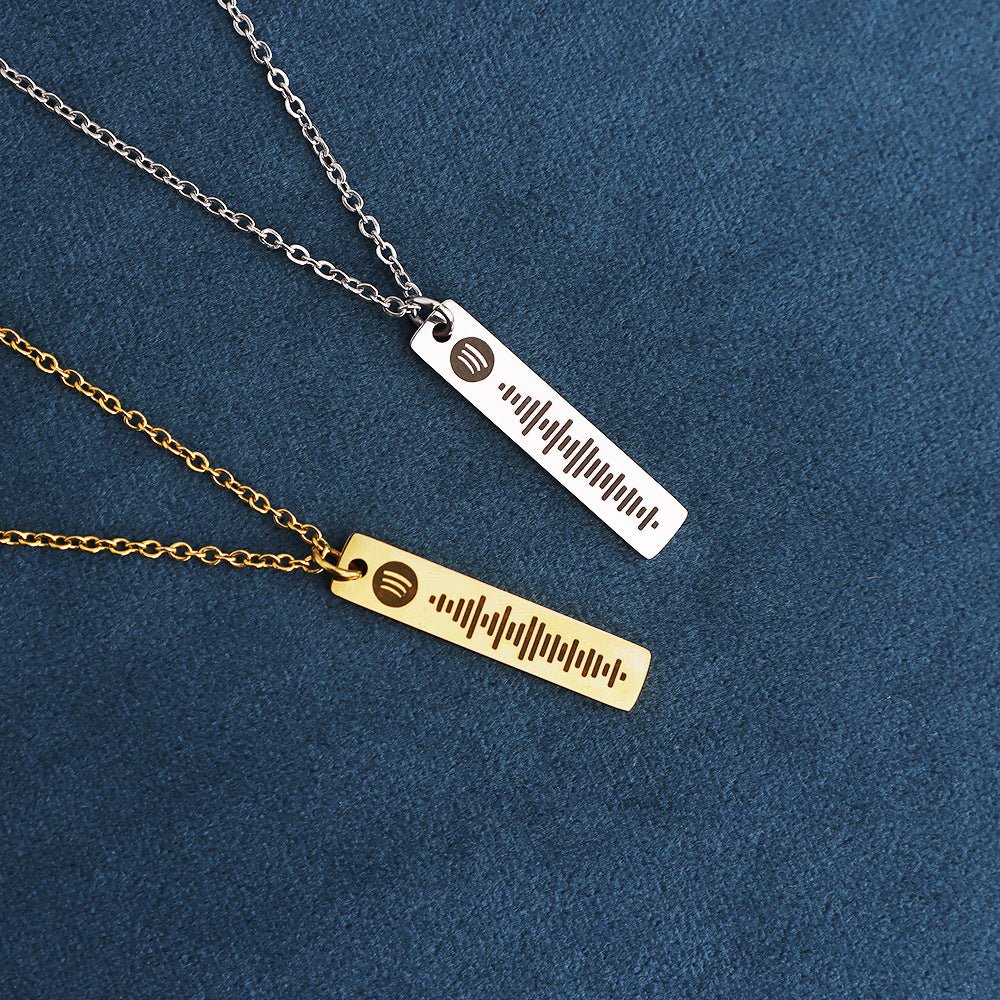 Personalized My Tune Spotify Necklace - Personalized Memories