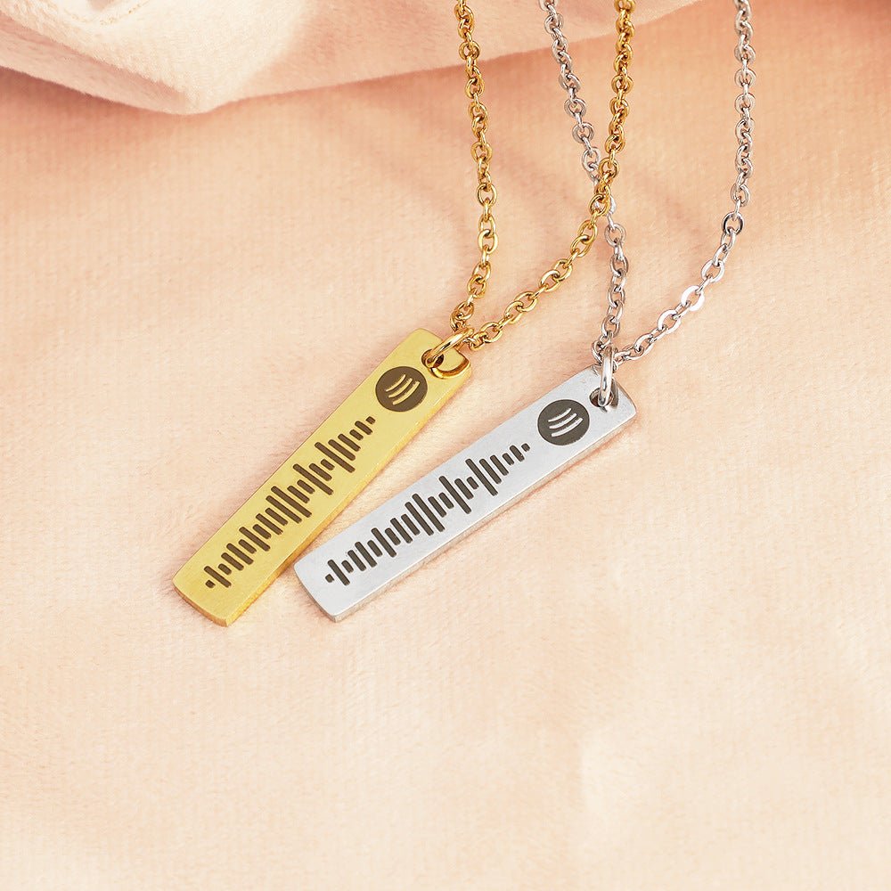 Personalized My Tune Spotify Necklace - Personalized Memories