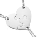 Personalized One Heart stitched Necklace - Personalized Memories