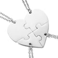 Personalized One Heart stitched Necklace - Personalized Memories