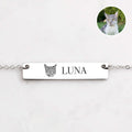 Personalized Pet Bar Necklace - Personalized Memories