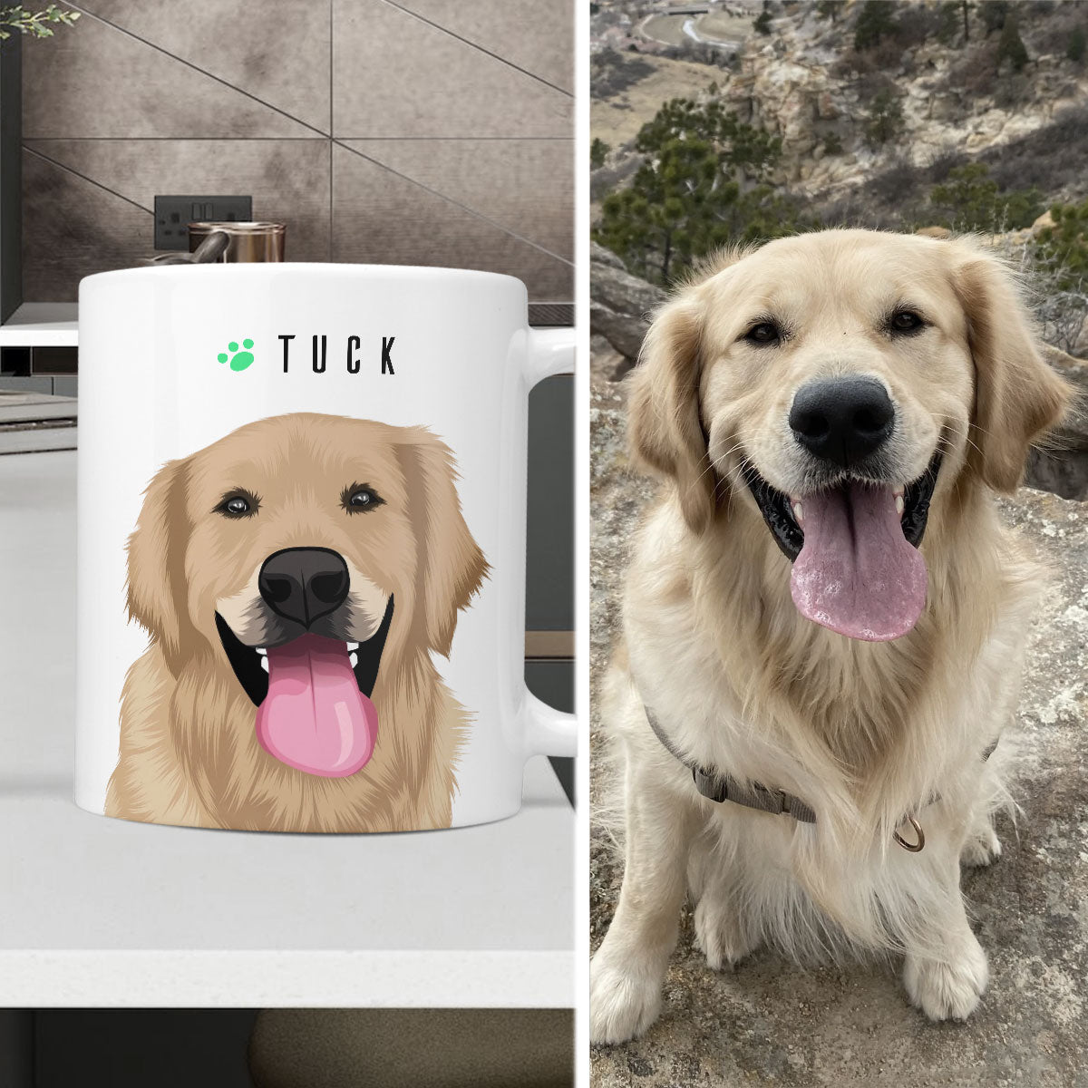 Personalized Pet Portrait Mug - Personalized Memories