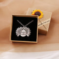 Personalized Sunflower Name Necklace - Personalized Memories