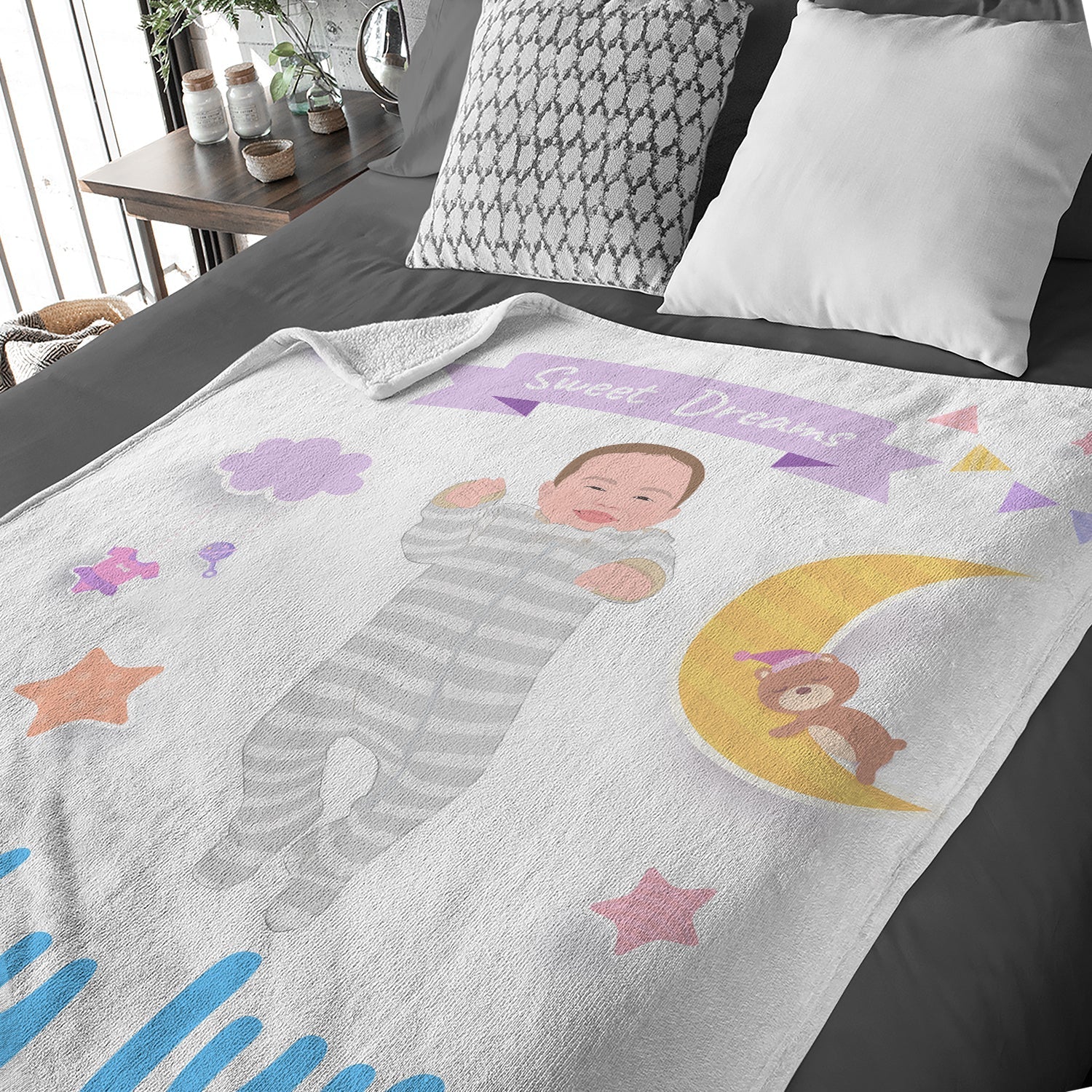 Personalized Sweet Dreams Baby Blanket - Personalized Memories