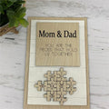 Personalized Wooden Family Connections Puzzle Wall Art - Personalized Memories