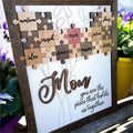 Personalized Wooden Family Connections Puzzle Wall Art - Personalized Memories