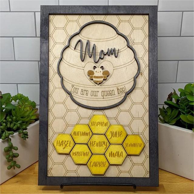 Personalized Wooden Family Connections Puzzle Wall Art - Personalized Memories